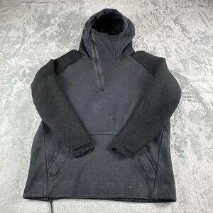 Nike Tech Fleece Hoodie Sweatshirt Mens Medium Black Gray Sportswear‎ Activewear
